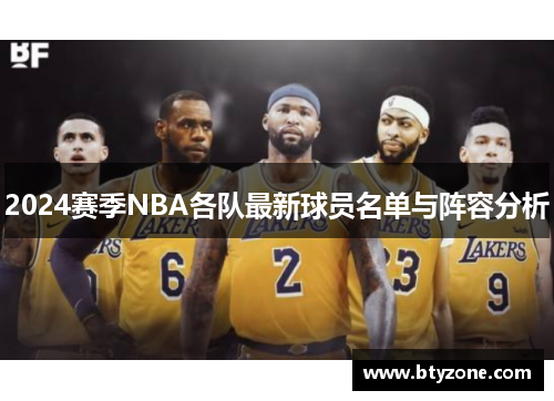 2024赛季NBA各队最新球员名单与阵容分析